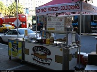 Photo by airtrainer | San Francisco  hot dogs, pretzels, union square